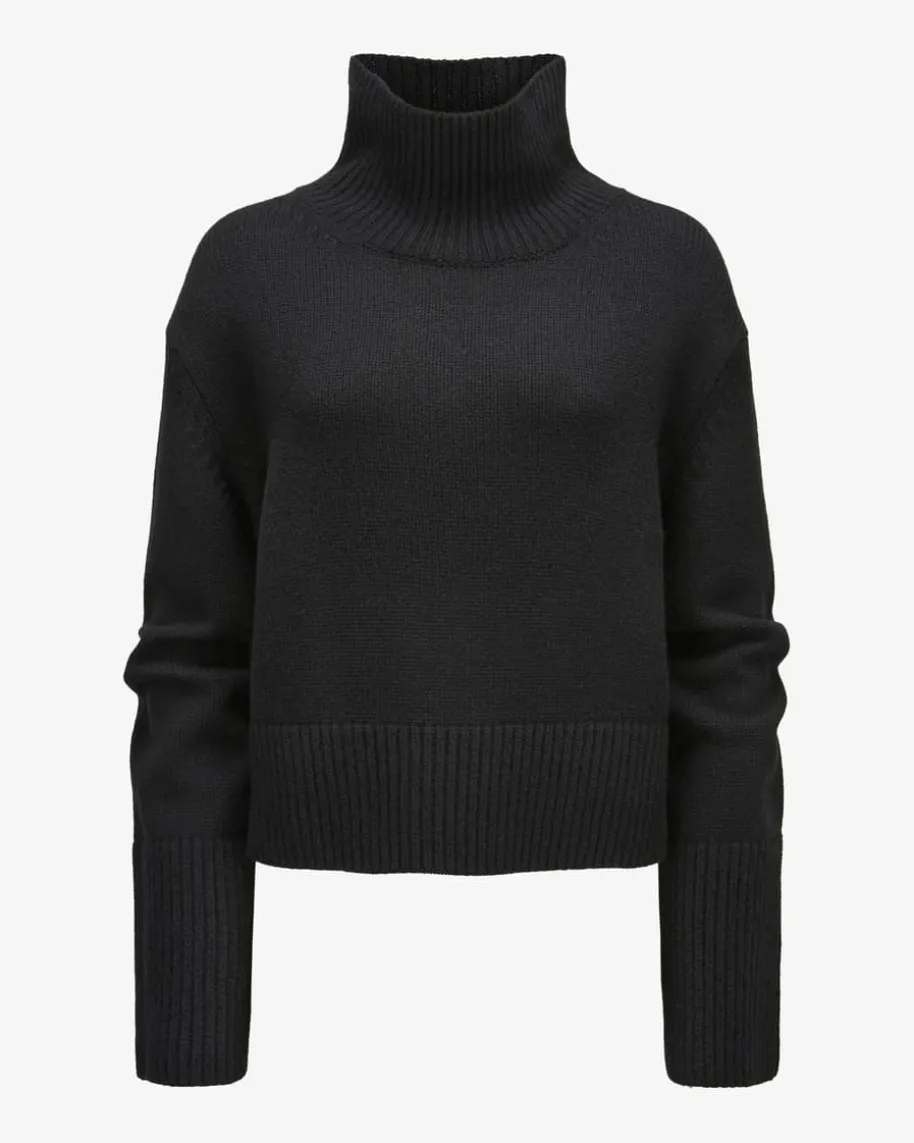 Cashmere-Stehkragenpullover