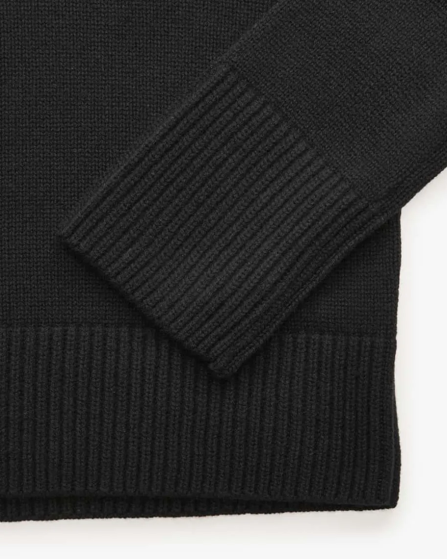 Cashmere-Stehkragenpullover