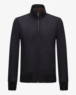 Cashmere-Strick-Blouson