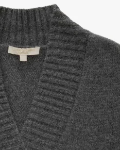 Cashmere-Strickjacke