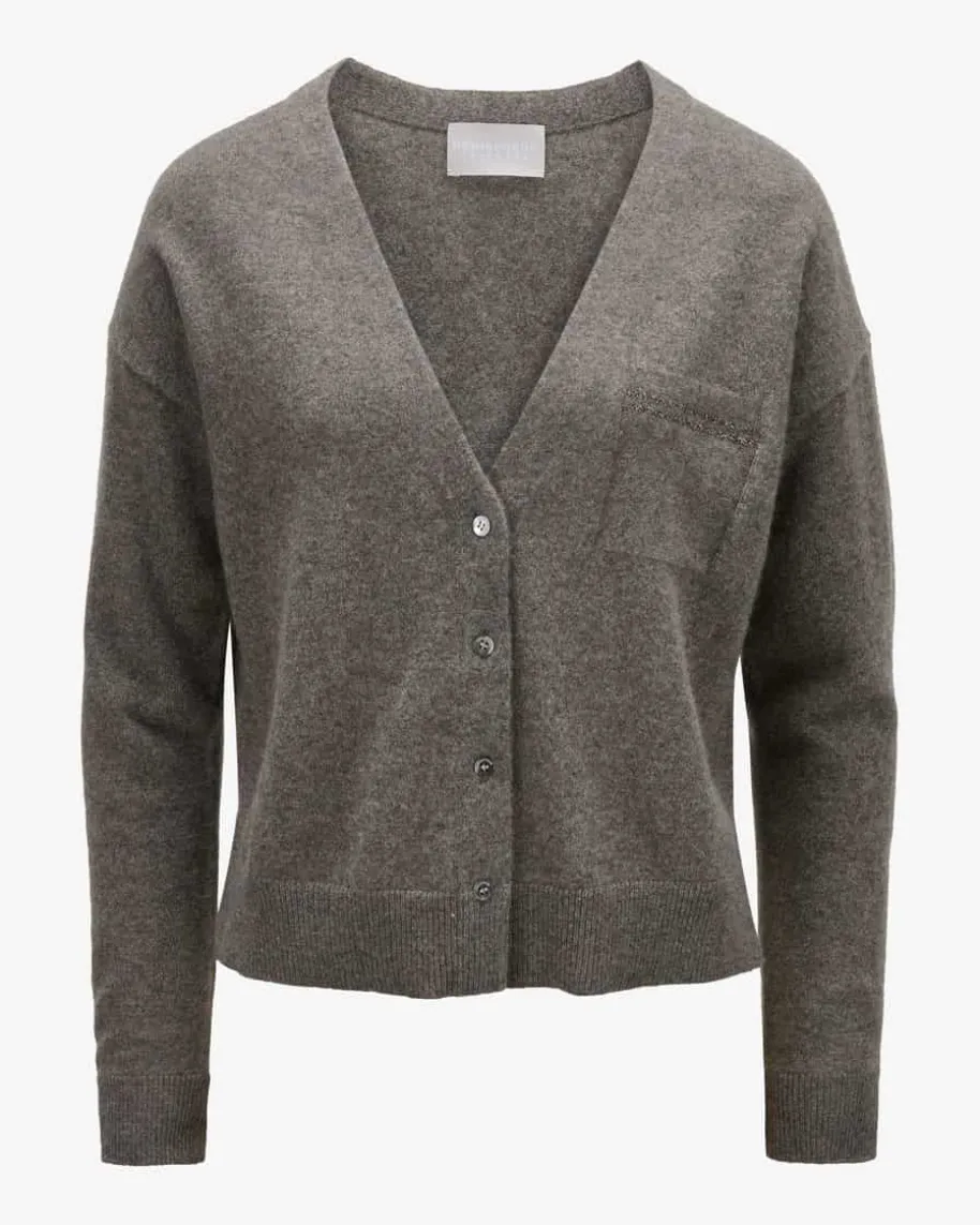Cashmere-Strickjacke