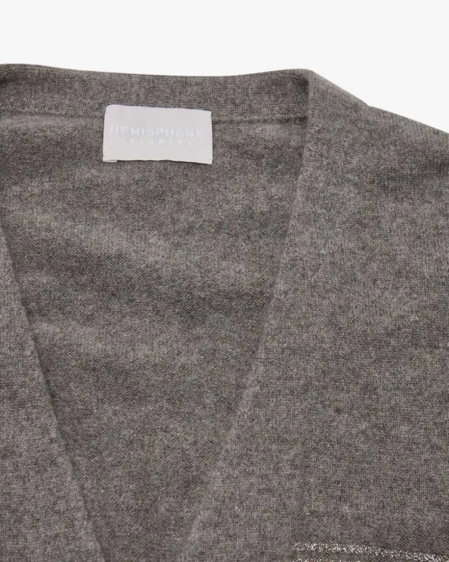 Cashmere-Strickjacke