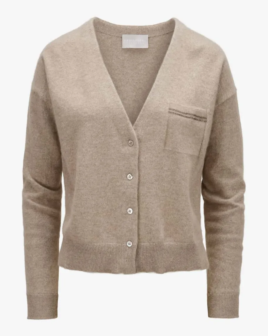 Cashmere-Strickjacke