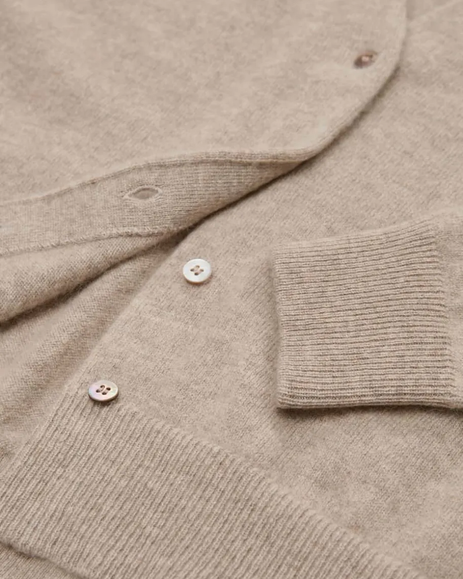 Cashmere-Strickjacke