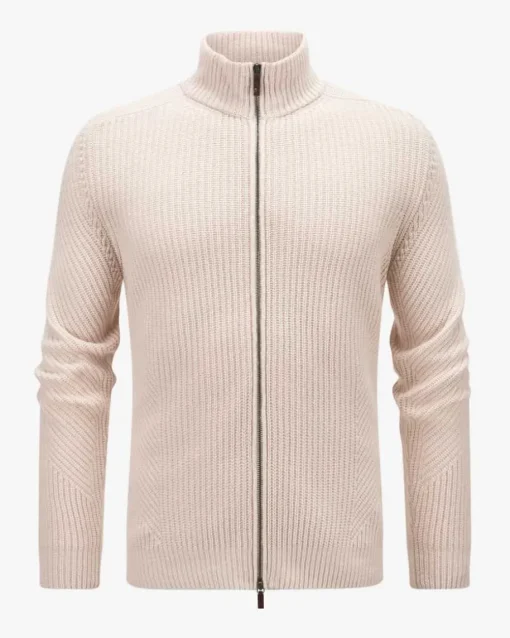 Cashmere-Strickjacke