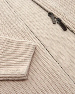 Cashmere-Strickjacke
