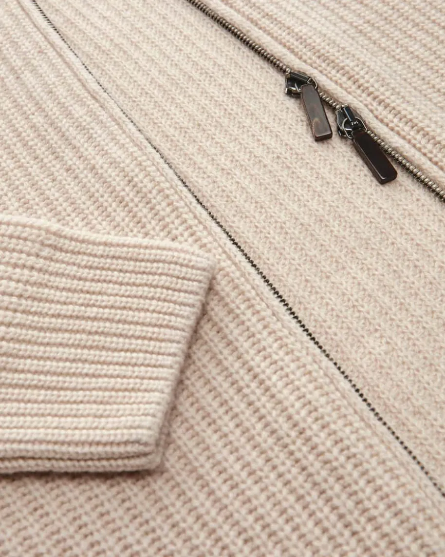 Cashmere-Strickjacke