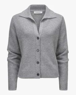 Cashmere-Strickjacke