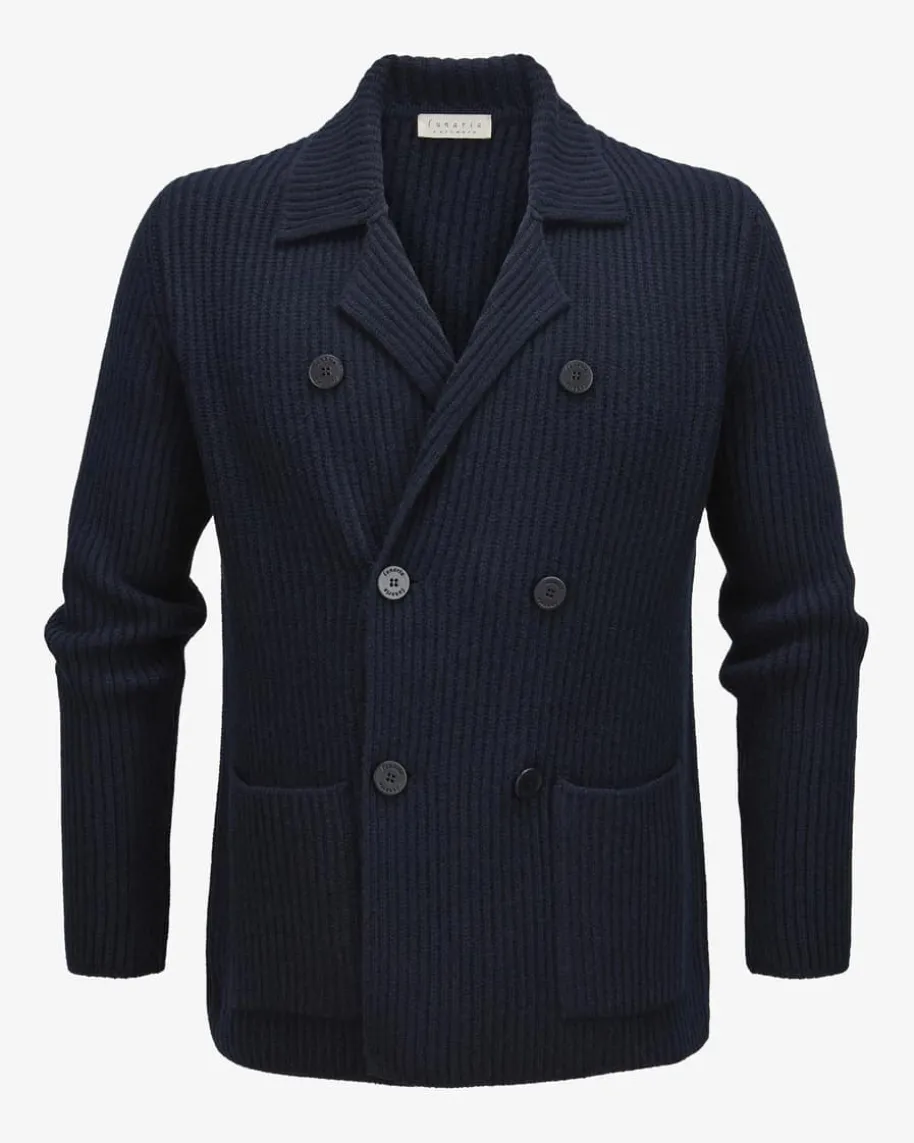 Cashmere-Strickjacke