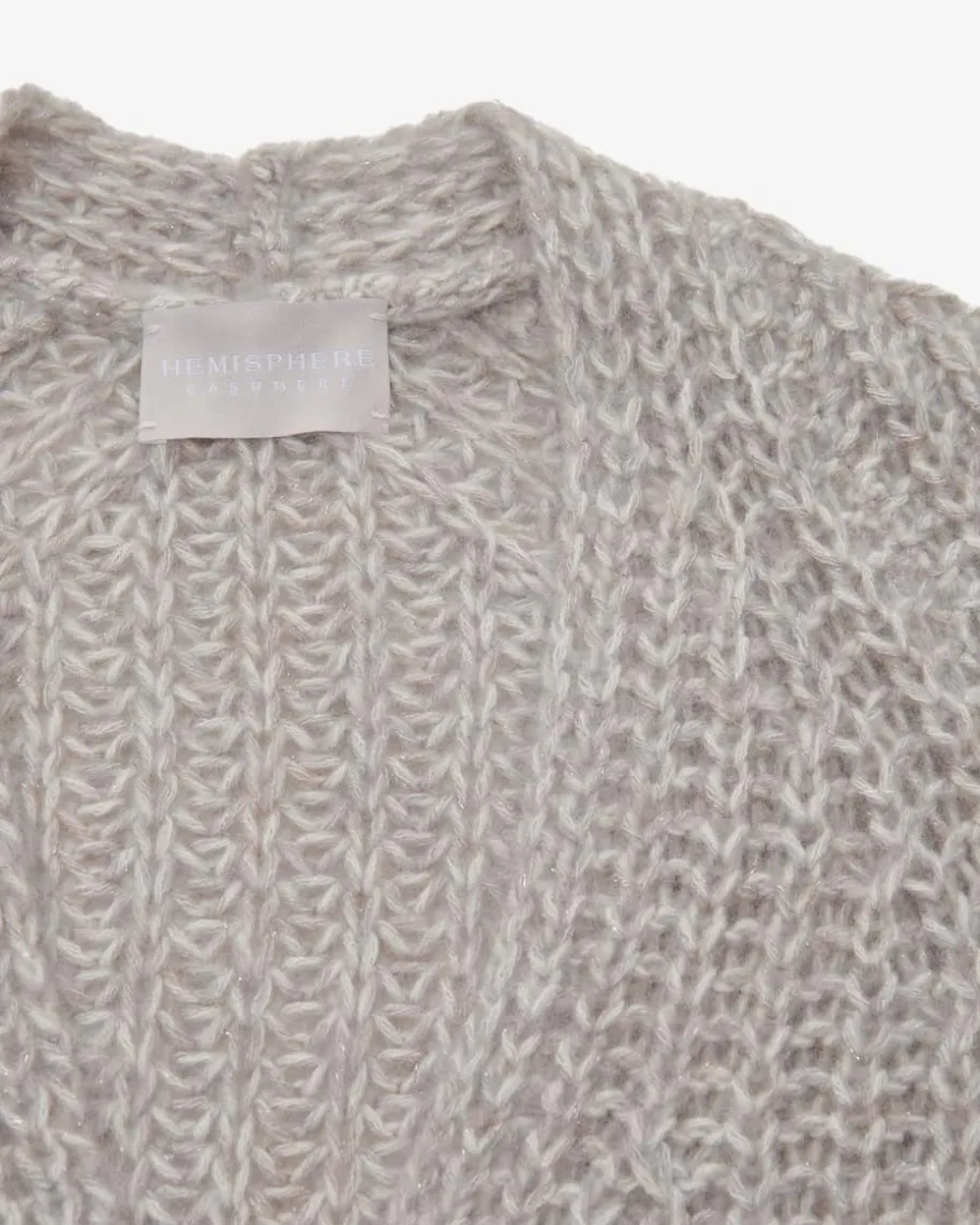 Cashmere-Strickjacke