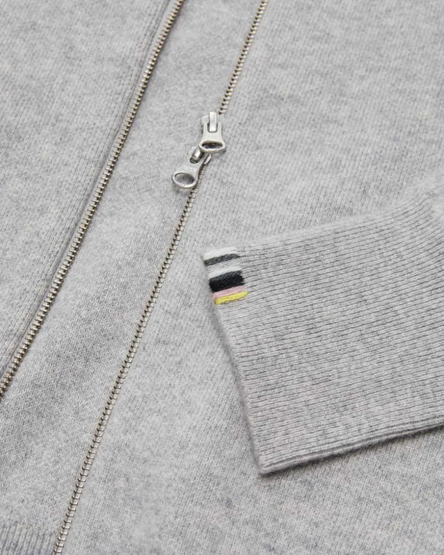 Cashmere-Strickjacke