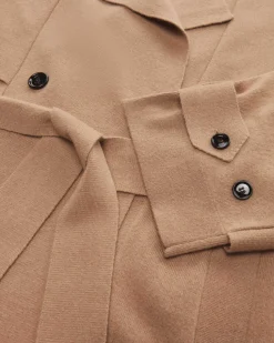 Cashmere-Strickmantel