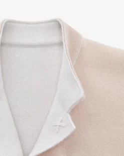 Cashmere-Wende-Strickjacke