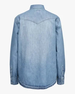 Cassis Jeansbluse