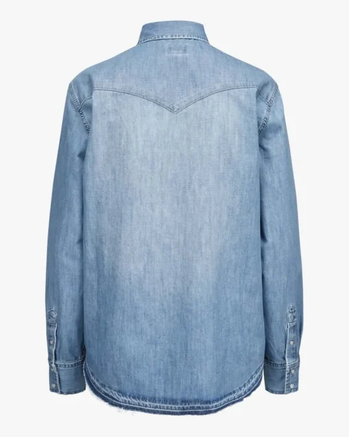 Cassis Jeansbluse