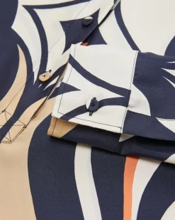 Chemise Swing Seidenkleid