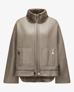 Chloe Wende-Lammfelljacke