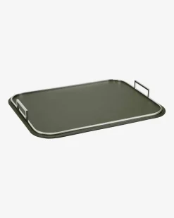 Chrome Leder-Tablett