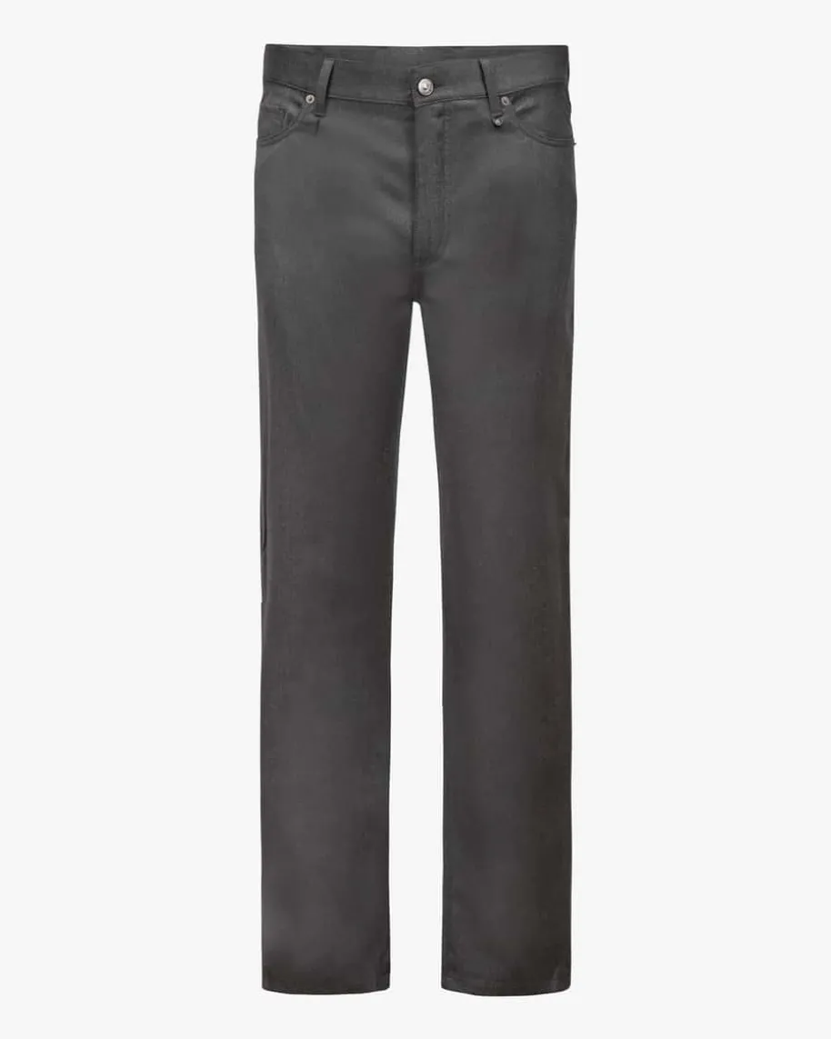 City Hose Slim Fit aus Wolle