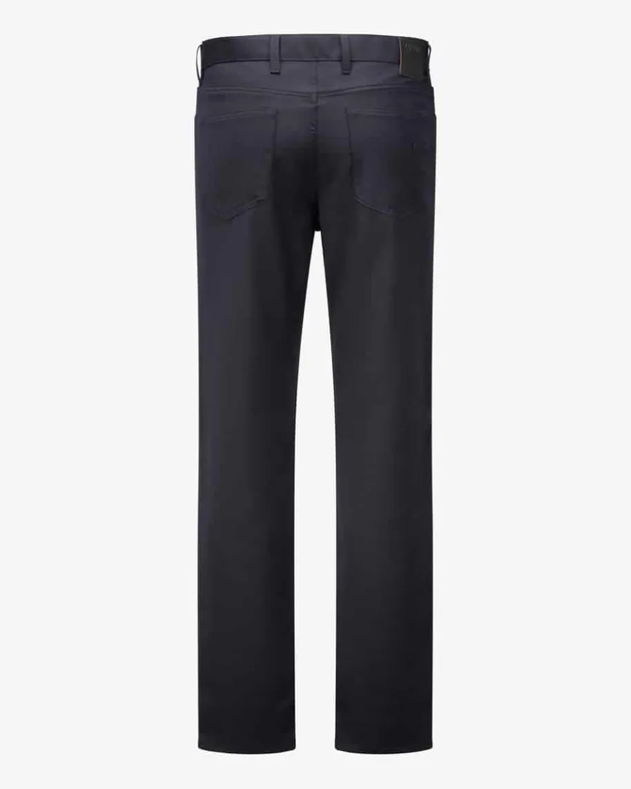 City Hose Slim Fit aus Wolle