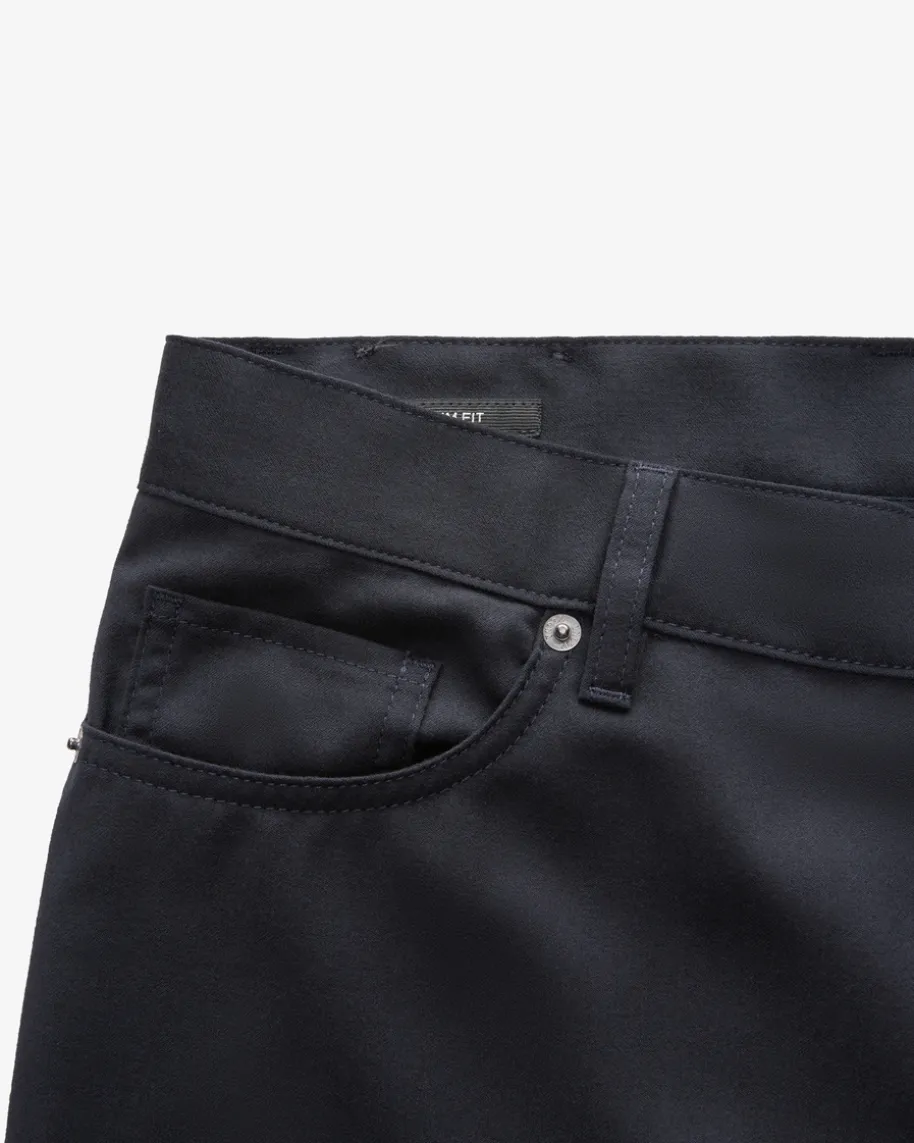 City Hose Slim Fit aus Wolle