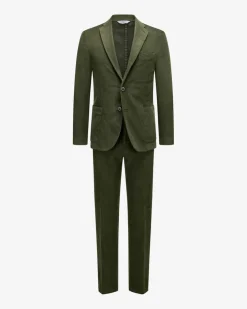 Cord-Anzug aus Baumwoll-Mix