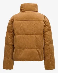 Cord-Daunenjacke