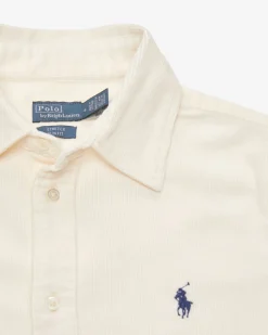 Cord-Hemdbluse Slim Fit