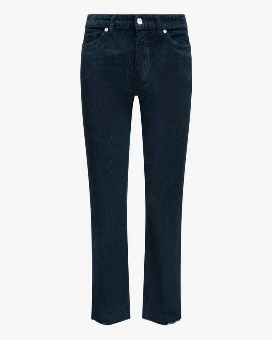 7/8-Cordhose aus Baumwoll-Mix