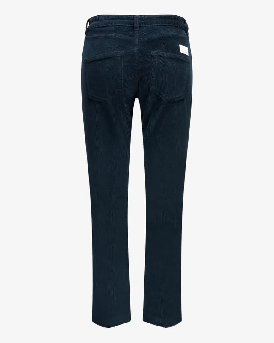 7/8-Cordhose aus Baumwoll-Mix