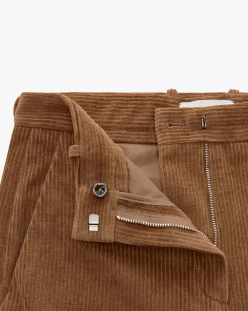 7/8-Cordhose aus Baumwoll-Mix