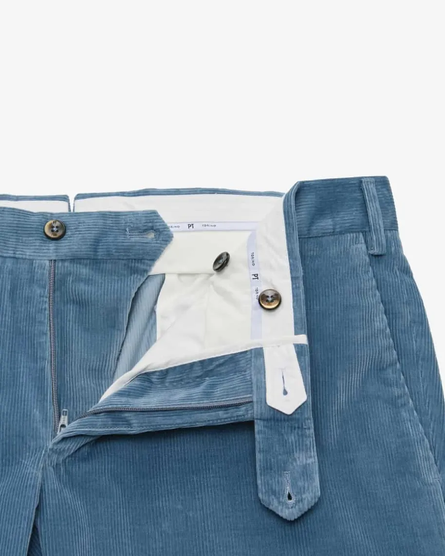 Cordhose Slim Fit aus Baumwolle und Elasthan