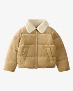 Daunen-Cordjacke