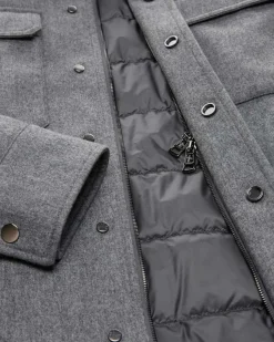 Daunen-Shirtjacket