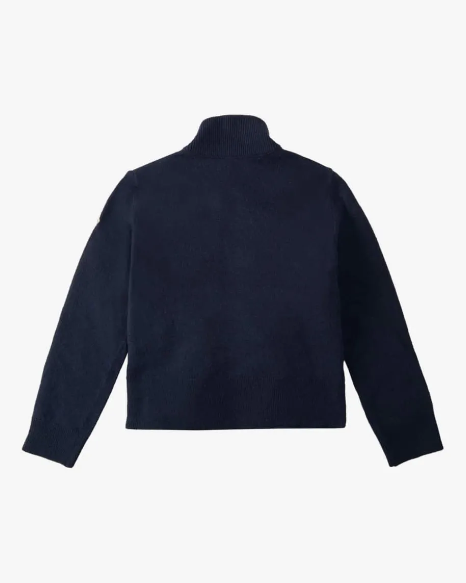 Daunen-Strickjacke