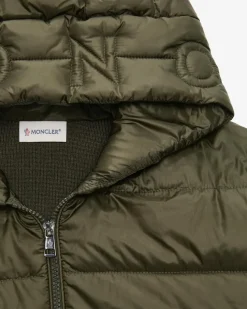 Daunen-Strickjacke