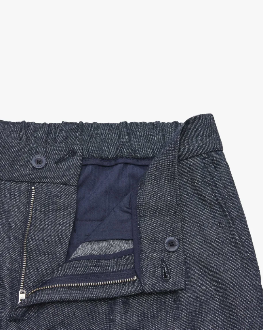 Denim-Chino aus Baumwoll-Mix