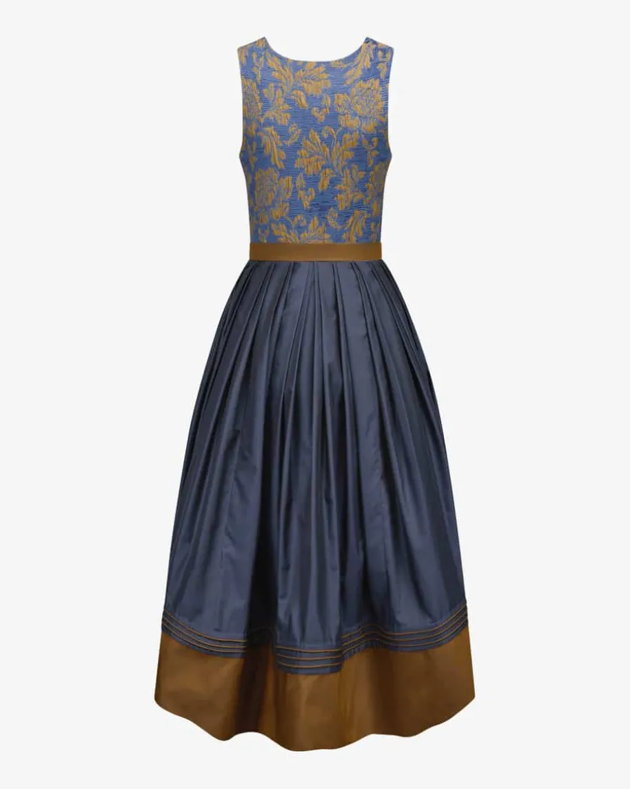 Dirndl lang mit Schürze