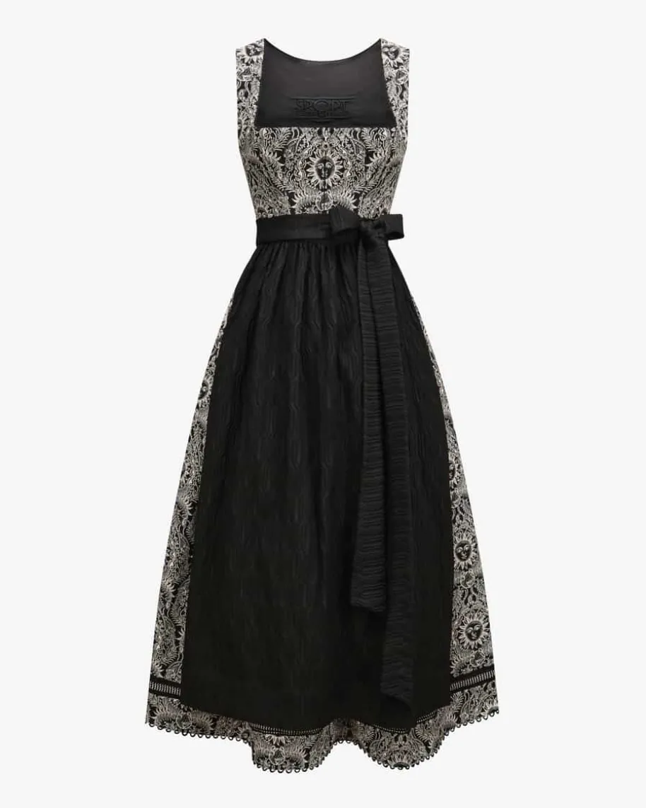 Dirndl lang mit Schürze