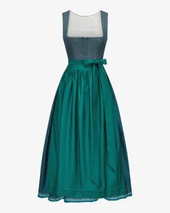 Dirndl lang mit Schürze
