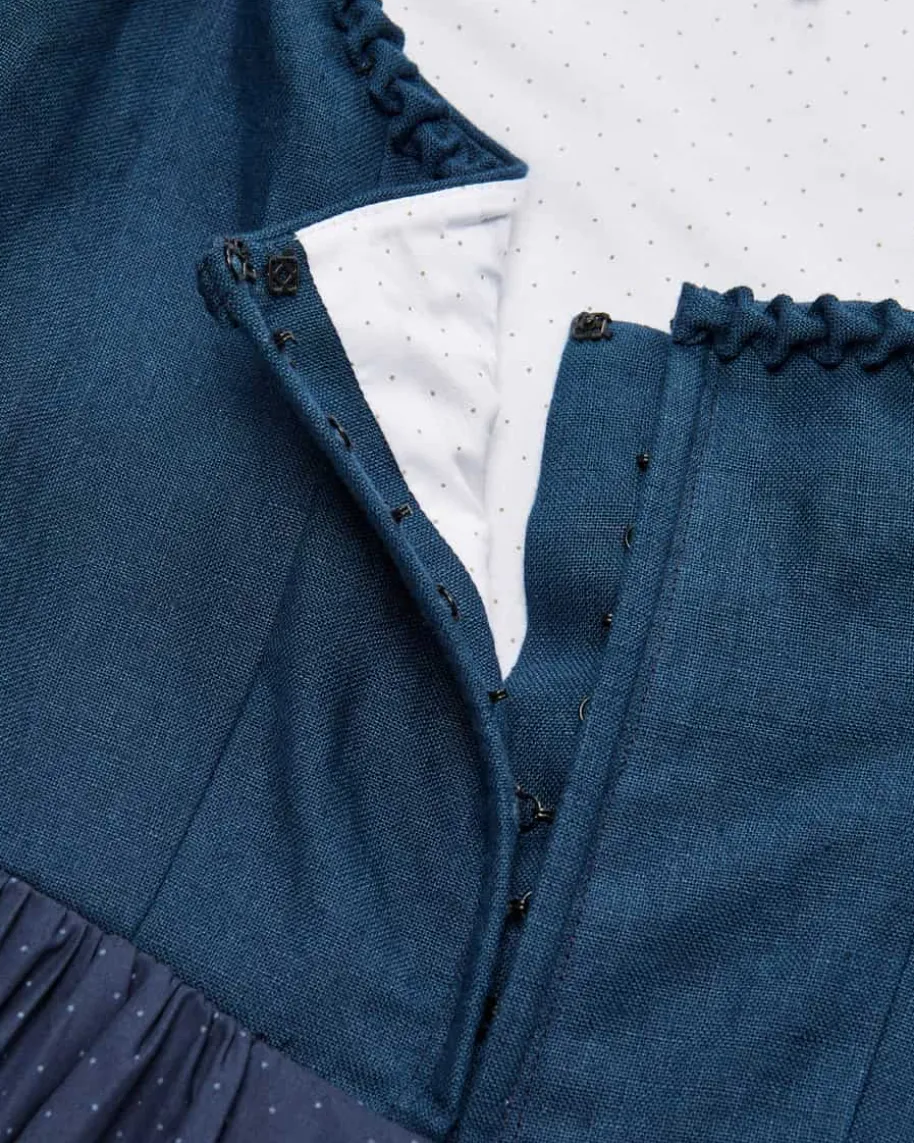 Dirndl lang mit Schürze