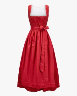 Dirndl lang mit Schürze