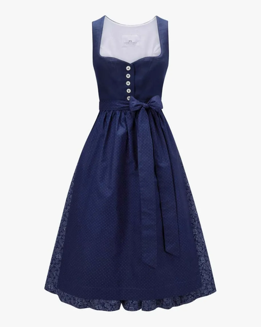 Dirndl lang mit Schürze