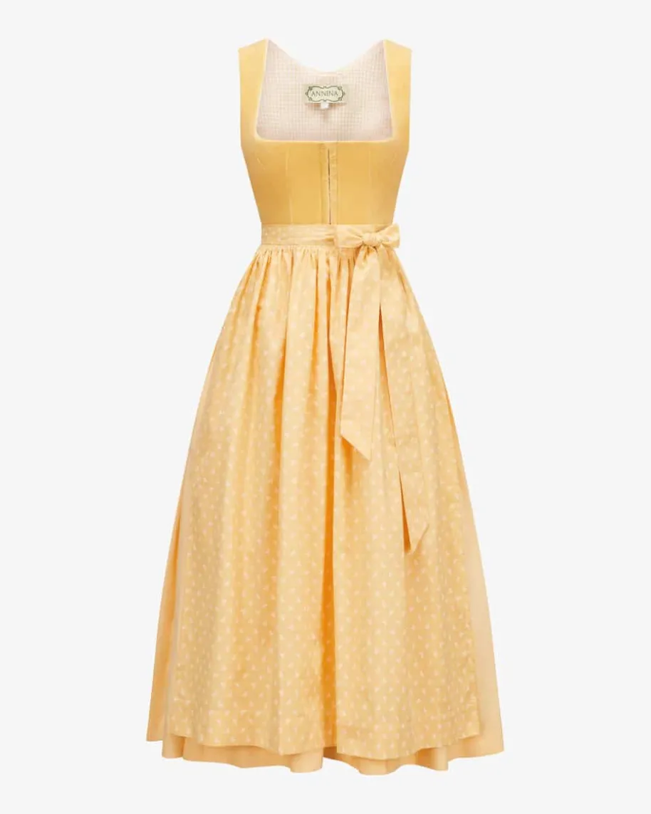 Dirndl lang mit Schürze
