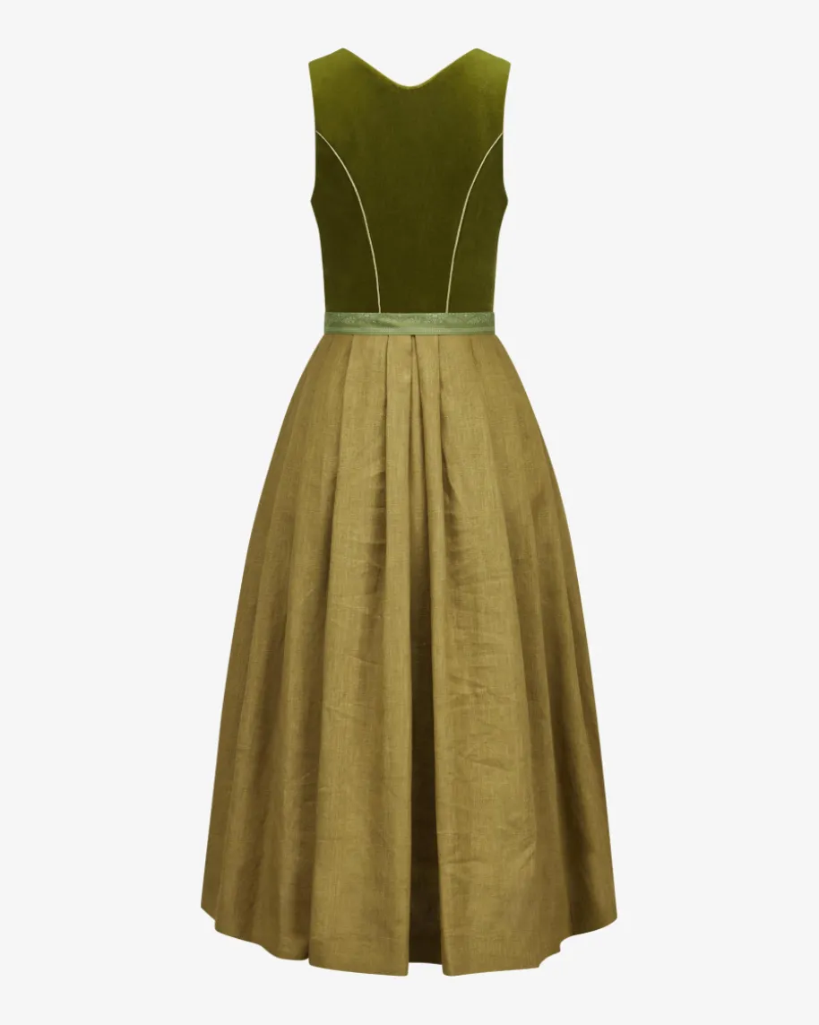 Dirndl lang mit Schürze