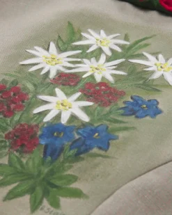 Dirndl lang mit Seidenschürze