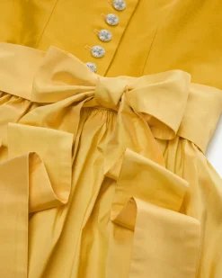 Dirndl midi mit Seidenschürze