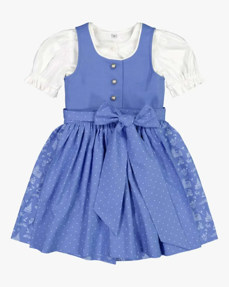 Dirndl mit Bluse und Schürze
