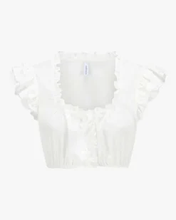 Dirndlbluse Semi-transparent