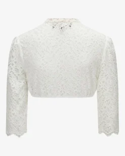 Dirndlbluse semi-transparent